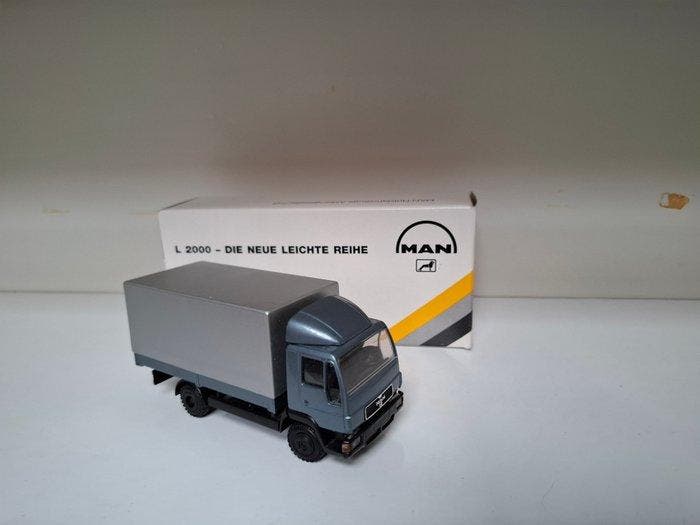 MAN promotional 1:50 - Model vrachtwagen - MAN L2000, Hobby en Vrije tijd, Modelauto's | 1:5 tot 1:12
