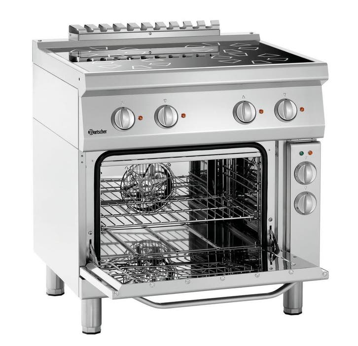 Bartscher Fornuis | Elektrisch | EBO | 4 Kookplaten | 4x 2,3, Zakelijke goederen, Horeca | Keukenapparatuur, Nieuw in verpakking