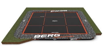 Berg Ultim Pro Bouncer Vierkante Flatground Trampoline, Ophalen of Verzenden, Nieuw