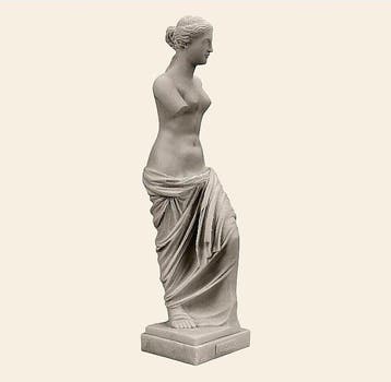 Beeld, Afrodite Venere Dea greca scultura statua in marmo -, Antiek en Kunst