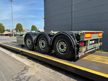 Pacton containerchassis | 3x uitschuifbaar | Unieke kleur, Aanhangers en Opleggers