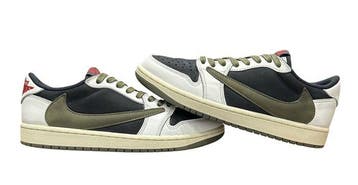Air Jordan - Jordan 1 Retro Low OG SP - Travis Scott Olive -, Nieuw