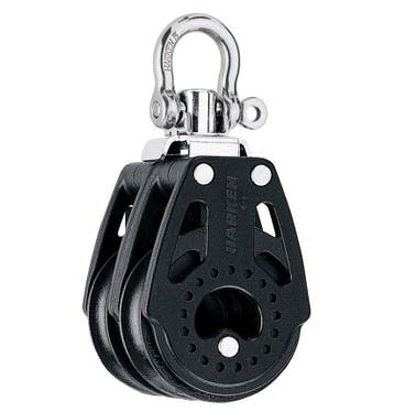 Harken 40C 2-Schijfsblok met Wartel, Watersport en Boten, Ophalen of Verzenden, Nieuw
