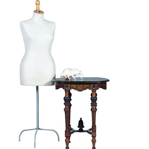 kordate Willem III bijzettafel in noten met zwart bijzonder, Antiek en Kunst, Antiek | Meubels | Tafels, Ophalen of Verzenden