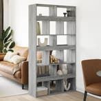 vidaXL kamerscherm 100x33x187,5 cm bewerkt hout grijs sonoma, Verzenden, Nieuw, Overige houtsoorten