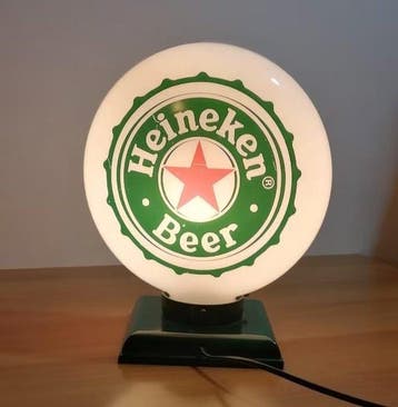 Heineken Advertentiefiguur - Opaline glas, Polycarbonaat,