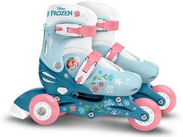 Verstelbare 2-in-1 3-wiel skates FROZEN maat 27-30, Ophalen of Verzenden, Nieuw