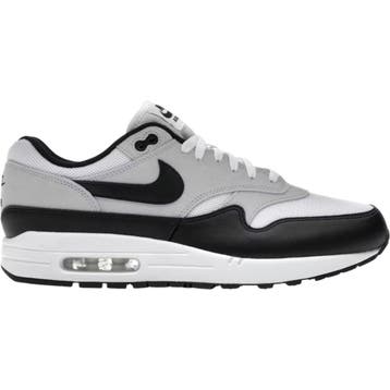 Nike Air Max 1 Essential White Pure Platinum Black, Kleding | Heren, Schoenen, Verzenden, Nieuw, Nike air max