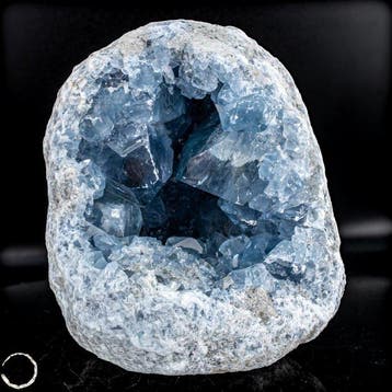Celestine Druse – Hemel op Aarde in kristalvorm Geode-