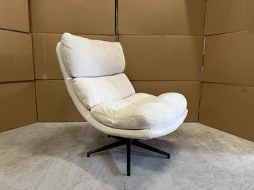 Veiling - Fauteuil Loma - Draaibaar - Weefstof - Linen, Nieuw