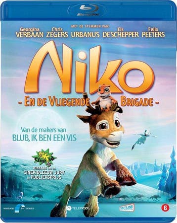 Niko en de vliegende brigade (blu-ray tweedehands film), Cd's en Dvd's, Ophalen of Verzenden, Zo goed als nieuw