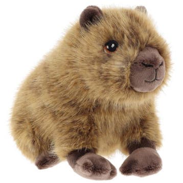 Keel Toys capybara knuffel - pluche - bruin - 25 cm, Verzenden, Nieuw