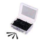 80 Dart Softtips 25mm Zwart, Verzenden, Nieuw