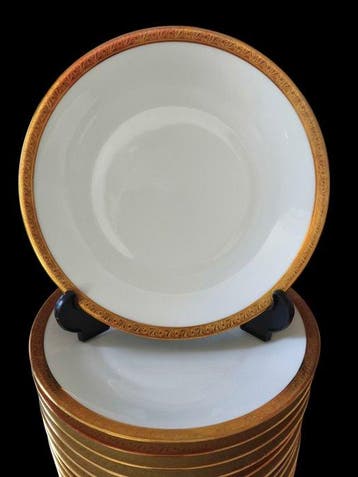 Limoges - Chastagner - Eetservies voor 12 (12) - Porselein -, Antiek en Kunst