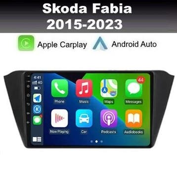 Skoda Fabia 2015-2023 android 14 navigatie apple carplay dab, Ophalen of Verzenden, Nieuw