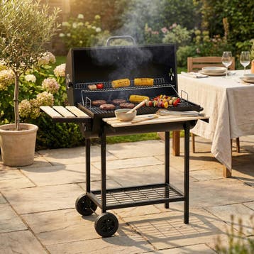 Barbecue Camping | Plaatstaal | Premium | OP=OP, Houtskool, Nieuw, Ophalen of Verzenden, Vrijstaand