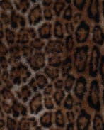 Imitatie Bont Panter Donker Bruin, Nieuw, Bruin