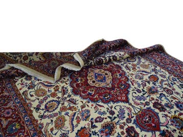 Perzisch tapijt - Meshed - 388 x 293 cm - Handgeknoopt, 200 cm of meer, Eclectisch, Ophalen of Verzenden, Zo goed als nieuw