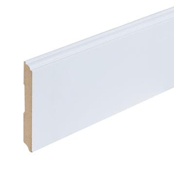 Co-Pro Folieplint Praag - Wit RAL 9010 Mat - 120 x 15 mm, Ophalen of Verzenden, Nieuw
