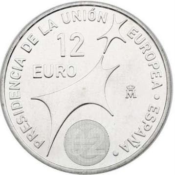 Spanje. 12 Euros Real Casa de la Moneda de Madrid. 2002.