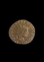 Romano-Keltisch Brons Barbaarse Radiate, imitatie van