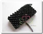 Corsage Polscorsage-armband Classic Zwart, Hobby en Vrije tijd, Knutselen, Ophalen of Verzenden, Nieuw