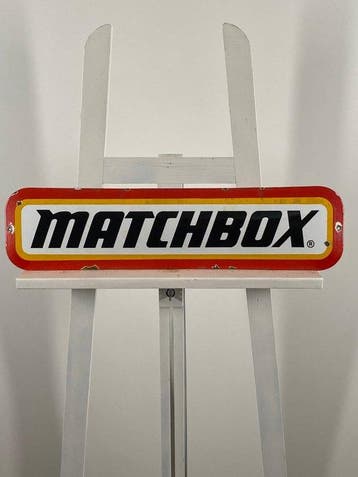 Matchbox - Emaille bord - 60x15 cm - Gemaakt van dikke