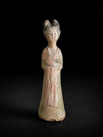 Oud Chinees, Tang-dynastie Terracotta Figuur - 26 cm