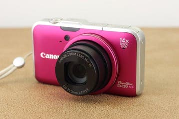 Canon Powershot SX230HS Pink Digitale camera, Nieuw