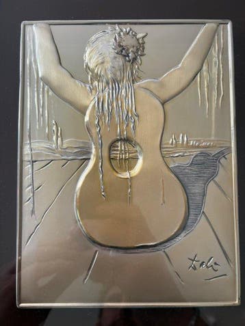 Salvador Dali (1904-1989) - Reliëf, Espana - 38 cm - .925