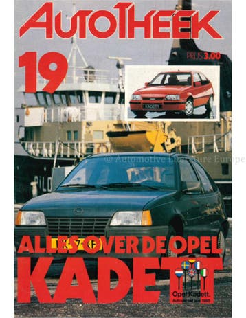 ALLES OVER DE OPEL KADETT, AUTOTHEEK 19, Nieuw, Opel, Author