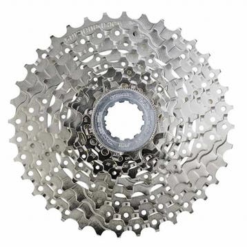 Cassette 9 speed Shimano Alivio CS-HG400 11-32T - zilver, Fietsen en Brommers, Fietsonderdelen, Verzenden, Nieuw