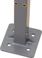 Songmics - staan paal voor windscherm / zonnescherm -, Verzenden, Nieuw