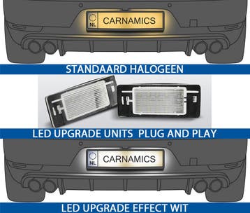 Kentekenverlichting LED | geschikt voor Opel Astra Vectra C, Verzenden, Nieuw, Opel