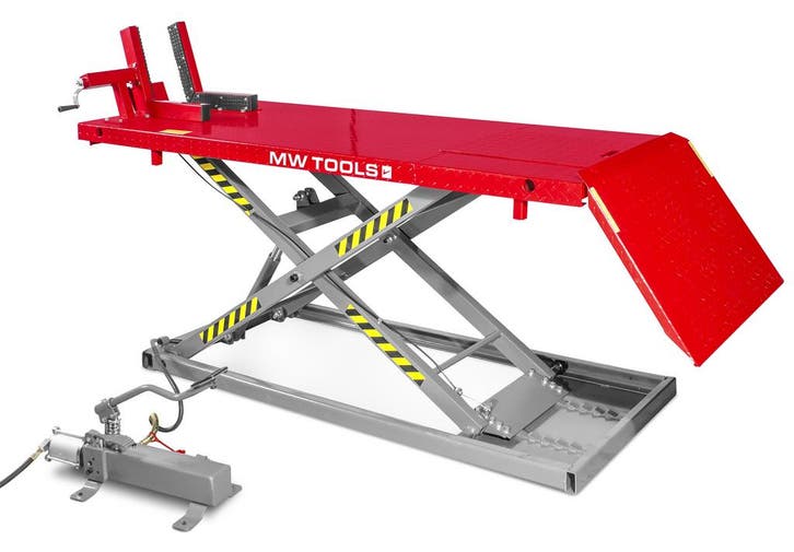 Hydropneumatische motor schaarlift 700kg 1995x710 mm MW Tool, Motoren, Accessoires | Onderhoudsmiddelen, Ophalen of Verzenden