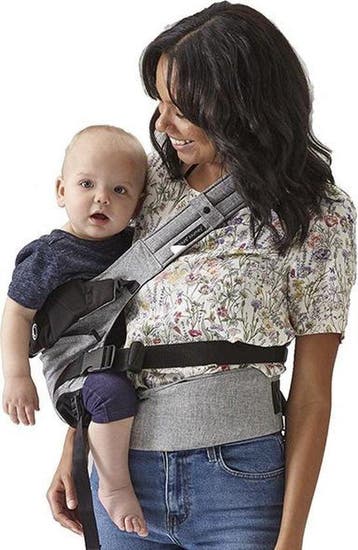 2dekans | Contours Baby 5-in-1 Babydrager Reis  - grafiet, Ophalen of Verzenden, Zo goed als nieuw