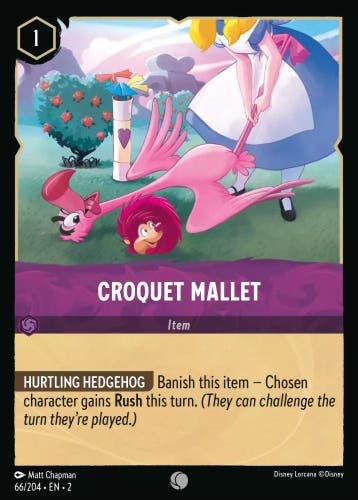 [66/204][S2] - CROQUET MALLET ENG FOIL [M/NM], Verzenden, Nieuw