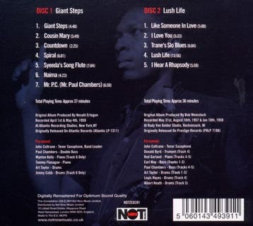 cd - john coltrane - GIANT STEPS + LUSH LIFE (nieuw), Verzenden, Zo goed als nieuw