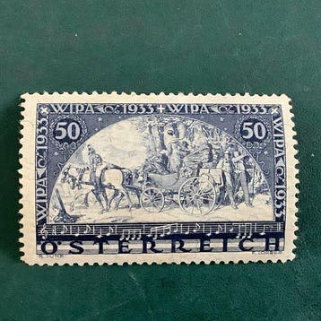 Oostenrijk 1933 - WIPA zegel op Faser papier - MNH - Michel, Gestempeld