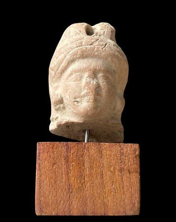 Het oude Egypte, Grieks-Romeinse periode Terracotta Bust - 6