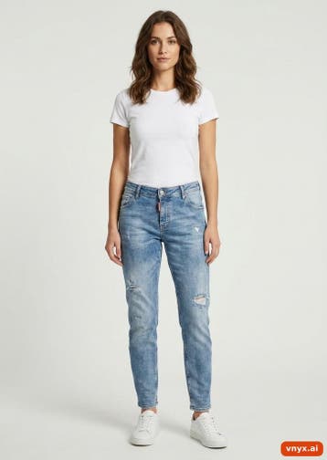 Vintage Jeans Dames maat Unknown Lichtblauw Vintage, Ophalen of Verzenden, Nieuw