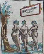 Sebastian Münster - Cosmographia - 1590, Antiek en Kunst