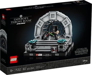 Lego Set - 75352 - Star Wars - Emperors Throne Room Diorama, Kinderen en Baby's, Speelgoed | Duplo en Lego, Nieuw