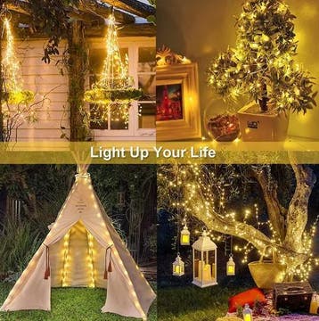 Solar LED Lichtslinger Buiten – Waterdichte Tuinverlichting, Diversen, Kerst, Verzenden, Nieuw