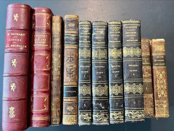 M. de Barante; multiples - 10 ouvrages d’histoire