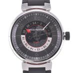 Louis Vuitton - Tambour Graphite GMT - Q1D300 - Heren -, Sieraden, Tassen en Uiterlijk, Horloges | Heren, Nieuw