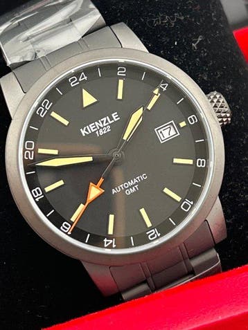 Kienzle - GMT Total Black - Zonder minimumprijs - Heren - na, Sieraden, Tassen en Uiterlijk, Nieuw