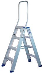 Dubbele Trap Maxall 4 treden, Verzenden, Nieuw, Trap, Minder dan 2 meter