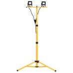 vidaXL Spotlight met statief LED 2x10 W warmwit, Verzenden, Nieuw