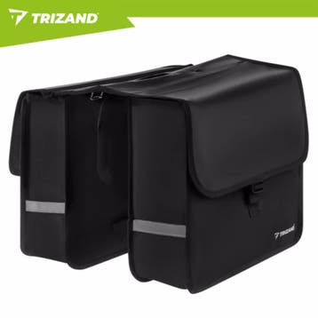Trizand dubbele fietstas voor bagagedrager – 28 liter –, Ophalen of Verzenden, Nieuw